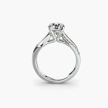 The Split Shank Pavé Solitaire